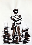 Paternità - Disegno a fuliggine, 1967