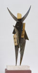 Pace - Assemblage metallo e pietra, 1985