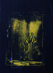 Figure di notte - Disegno a china, 1968