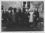 mit Schulklasse um 1945 