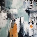 THE RECOVERED HAPPINESS   100 x 100 cm