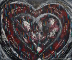 TALK AND LIVE WITH YOUR HEART                                                60 x 50 cm