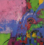 A JOURNEY THROUGH SPACE AND TIME   100 x 100 cm
