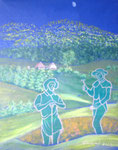 "Oberhalb des Schümperlehofes"_Acryl auf Leinwand_65x52cm_2023