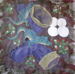 "Die Wächter"_Acryl auf Leinwand_69x67cm_2025