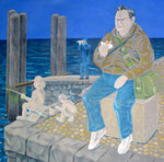 "Warten"_Acryl auf Leinwand_40x40cm_2021