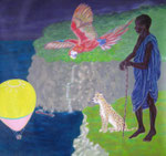 "Die schon wieder!"_Acryl auf Leinwand_59x68cm_2025