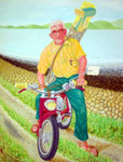 "Hallo, ich bin der Fritz"_Öl auf Leinwand"_100x80cm_2009