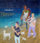 "Landgang"_Acryl auf  Leinwand_69x63cm_2022