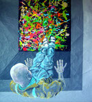 "Bloss nicht"_Acryl auf Leinwand_113x96cm_2021