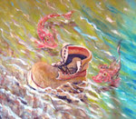 "Verlaufen"_Acryl auf Leinwand_55x55cm_2019