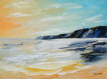 Küste am Abend, Acryl auf Keilrahmen, 60x80, 170 Euro