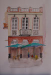 Cafe in La Laguna, 31 x45 cm 65 Euro unger. 