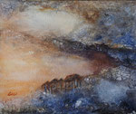 kein Sandstrand, Mischtechnik auf Keilrahmen 50x60 cm, 230 Euro