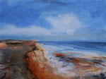 bewegte See, Acryl auf Keilrahmen, 60x80 cm, Kursarbeit P. Seharsch 240 Euro
