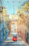 Lisboa Linie 28, 36x51 cmm 160 Euro ohne Rahmen