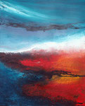 imaginäre Landschaft , Acryl auf Keilrahmen, 50x60 cm, 90 Euro