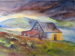 Haus in Island, 46x61 cm, 160 €