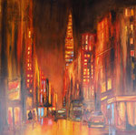 Chrysler building, Öl  auf Keilrahmen 60x60 cm 320 Euro