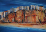 Tropea, Acryl, 70x100 cm, 240 Euro