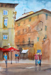 Florenz, Altstadt, Aquarell 36x51 cm, 150 Euro ohne Rahmen