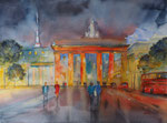 Nachtstimmung am Brandenburger Tor, 45x60 cm, 220 Euro ohne Rahmen