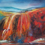 tosende Wasser, Acryl auf Keilr. 100x100 cm 290 €
