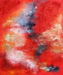 Aufwind in Rot, Acryl auf Keilrahmen, 60x70cm 85 Euro