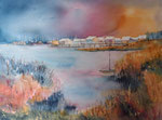 Lauterbach Rügen, 45x61 cm 240 Euro ohne Rahmen