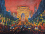 Champs Elysee bei Nacht, Acryl 60x80 cm vergeben