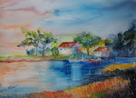 Rügen Westküste, 45x60 cm, 180 Euro ohne R. 