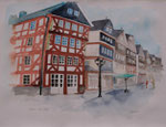 Hauptstraße Herborn 50x66 cm 130 Euro unger. 