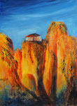 Meteora, Acryl auf Keilr. 60x80 cm, 220 Euro