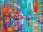 New York colours, Aquarell 30x40 cm, Kursarb. B. Klimmer vergeben