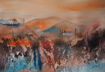Toskanalandschaft, 36x51 cm, 140 Euro ohne Rahmen
