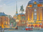 St. Petersburg, Aquarell 30x40 cm, Kursarb. B Klimmer, 160 Euro ohne Rahmen