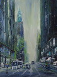 Chrysler building, Acryl auf Holzplatte, 30x40 cm vergeben