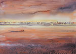 Dalsee, Kaschmir, 36x51 cm , 140 Euro ohne Rahmen