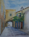Torbogen in Vejer, 31x41 cm 115 Euro 