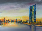 EZB, Acryl auf Keilr. 60x80 cm, 320 Euro