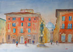 Florenz Piazza SS Annunziata, 50x70 cm, 170 Euro ohne Rahmen