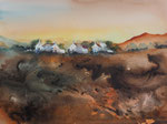 Cottages 30x40 cm, Kursarbeit B. Klimmer, 130 Euro ohne Rahmen