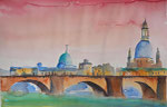 Blick auf Dresden 36x56 cm, 150 Euro ohne Rahmen