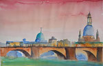 Blick auf Dresden 36x56 cm, 150 Euro ohne Rahmen