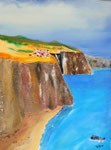 Tecina, Acryl auf Keilrahmen. 60 x 80. Kurs B. Klimmer 140 Euro