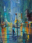 night am broadway, 30x40 cm, 150 Euro ohne Rahmen