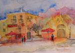 Impresseion Kos-Stadt, Aquarell 30x45 cm EW