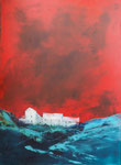 Sturmhöhe, Acryl auf Papier, 58x76 cm, Kursarb. B. KLimmer 220 Euro ohne R. 