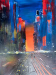 letzte Abendsonne, Acryl auf Keilrahmen 60x80 cm 240 Euro