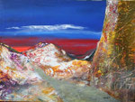 Kleine Blume (Bella ciao), Acryl auf Keilrahmen. 60 x 80 160 Euro